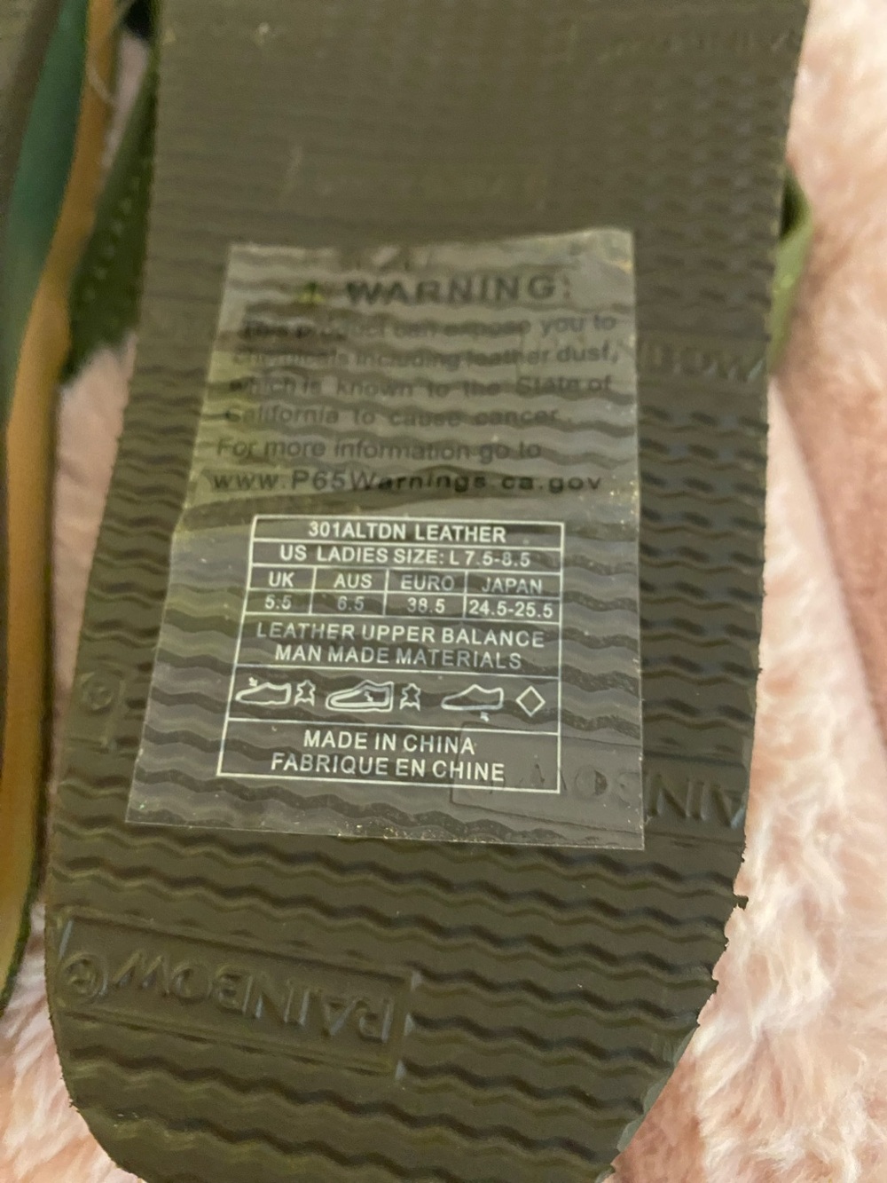 NWT | Rainbow Sandals | Limited Edition Forest Green Flip Flop | Large 7.5-8.5 - Picture 12 of 16